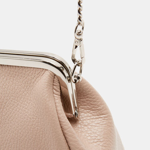 Clutch de piel, Rosa Clutch de piel, Rosa
